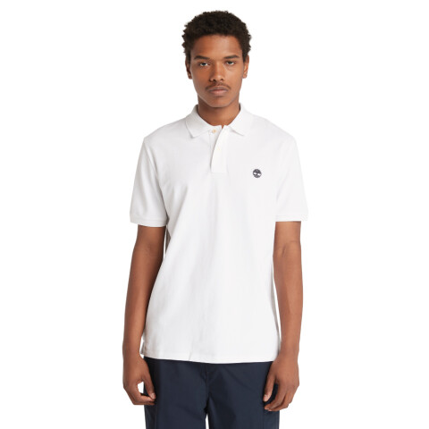 Polo Oyster River Manga Corta Regular Fit Hombre White