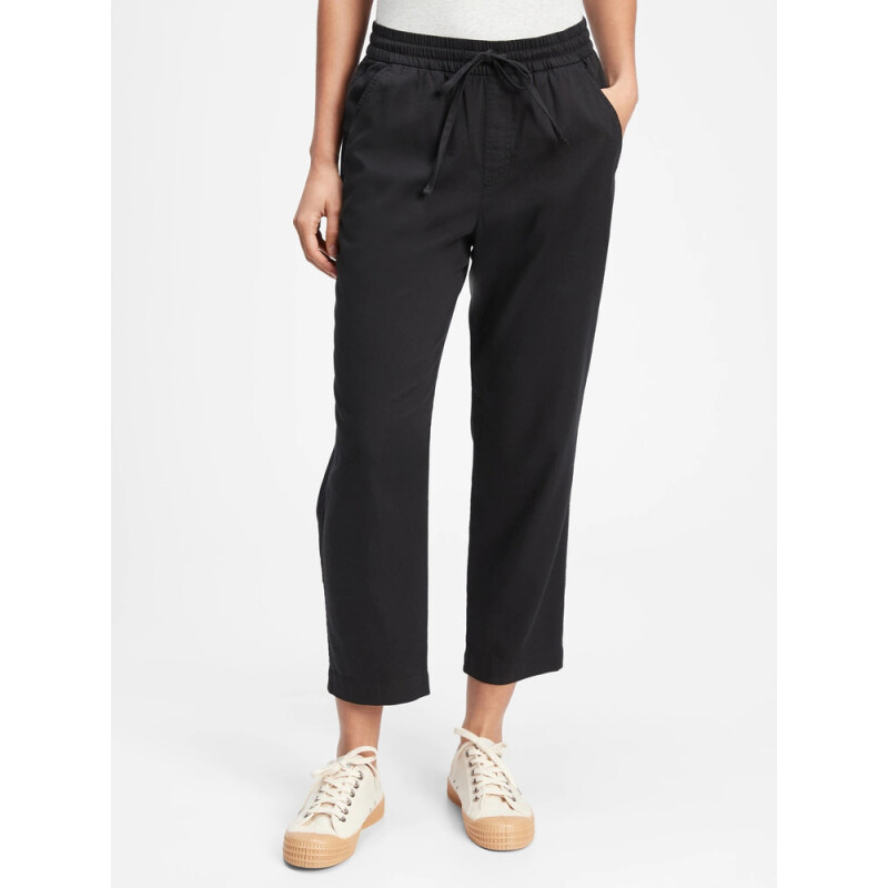 V-EASY PANT SOLID TRUE BLACK