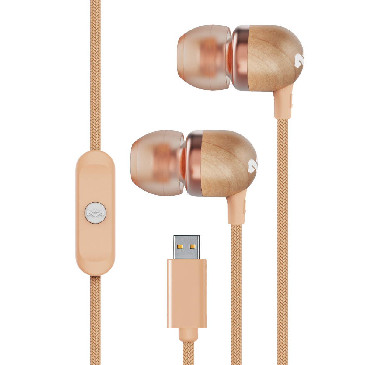 Auriculares Smile Jamaica USB-C - Beige 