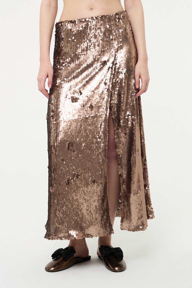 FALDA MAXI Oro