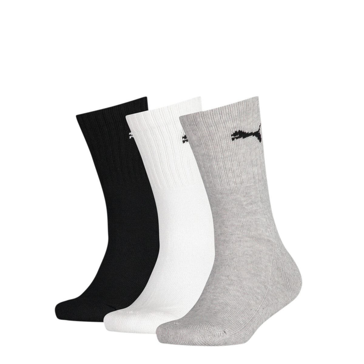 Medias Puma Junior Media larga 3-Pack Unisex - Gris 
