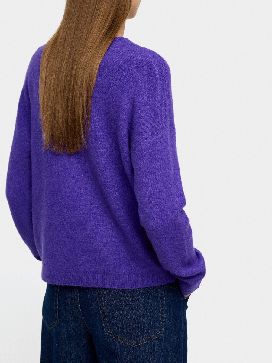 Jersey De Punto violeta