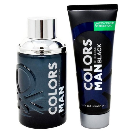Set perfume Benetton Colors Man Black EDT 100ml + gel de ducha 75ml Original Set perfume Benetton Colors Man Black EDT 100ml + gel de ducha 75ml Original