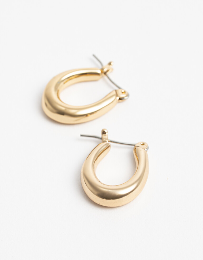 Aros Argollas Metal Aros Argollas Metal - Dorado