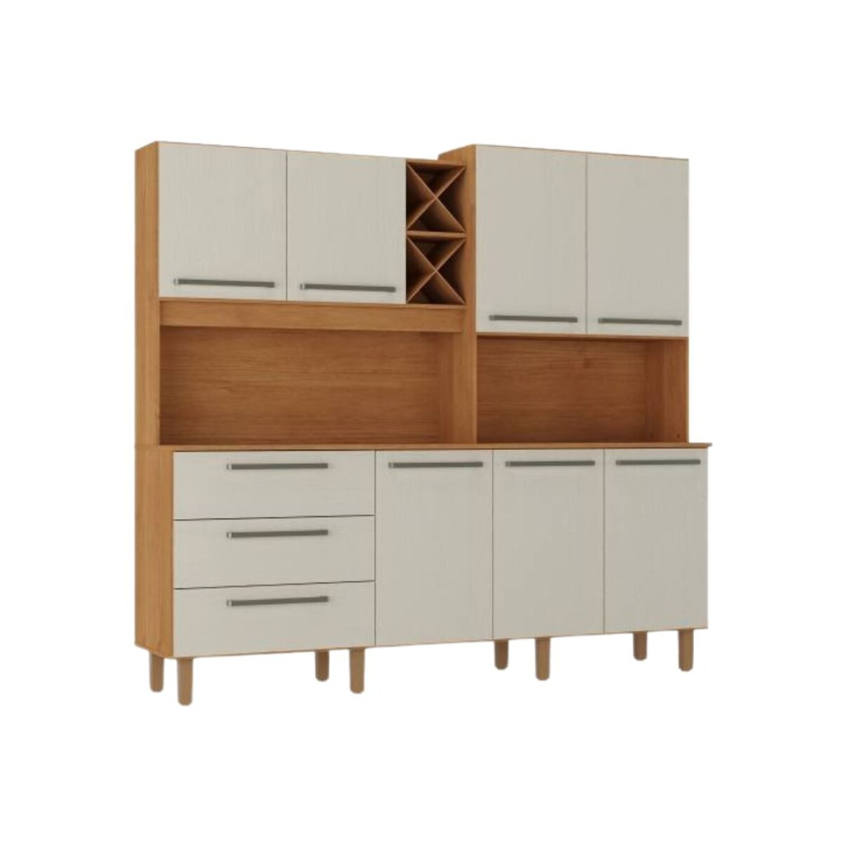 Kit de Cocina - 7 Puertas 3 Cajones - Ajax - Arena 