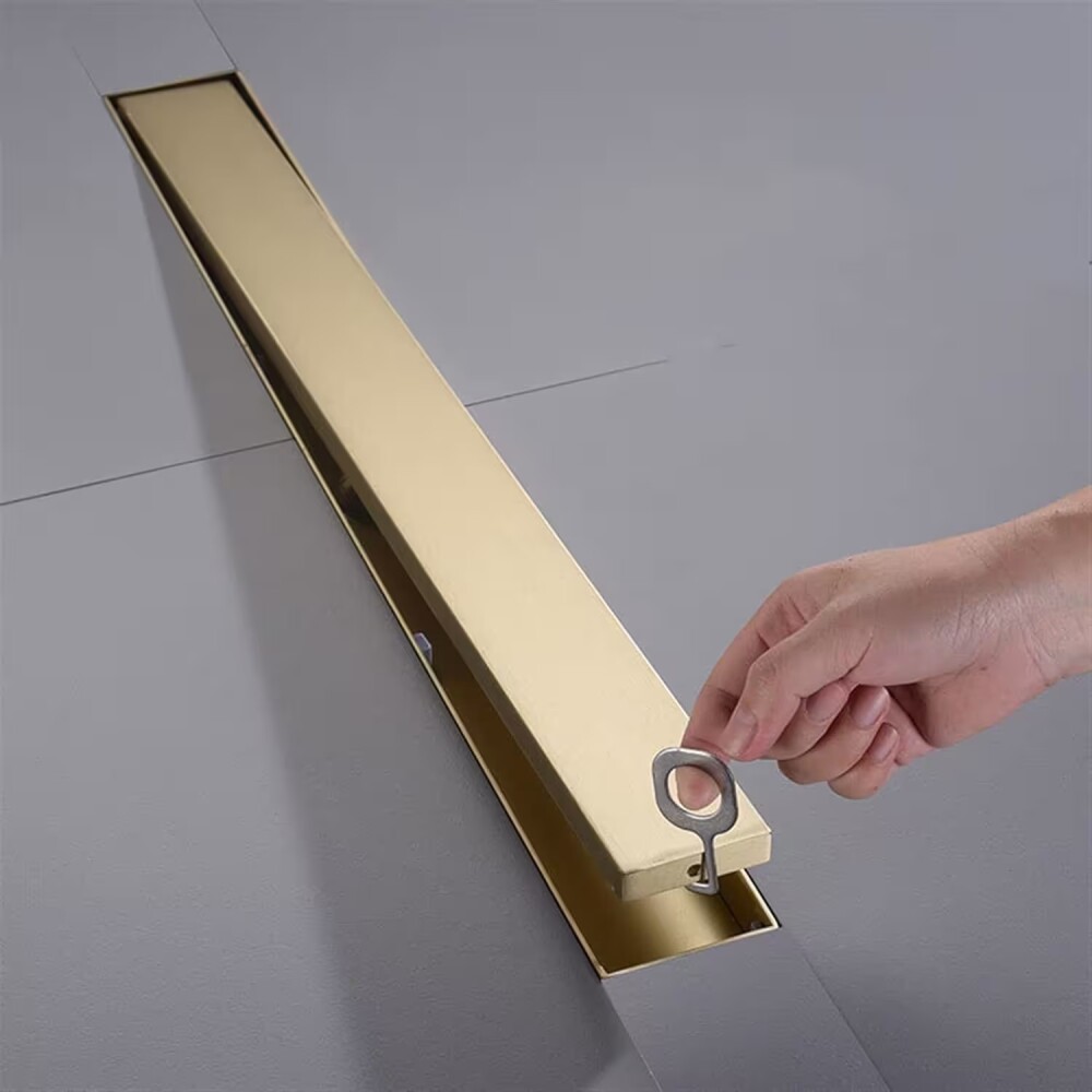 Receptáculo lineal Oro Mate revestible 70 cm DMC Receptáculo Lineal Oro Mate Revestible 70 Cm Dmc