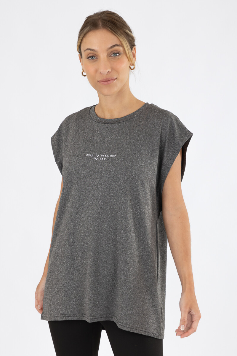 Remera rio 25 Gris melange