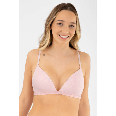 Soutien triangulo preformado violeta Rosado