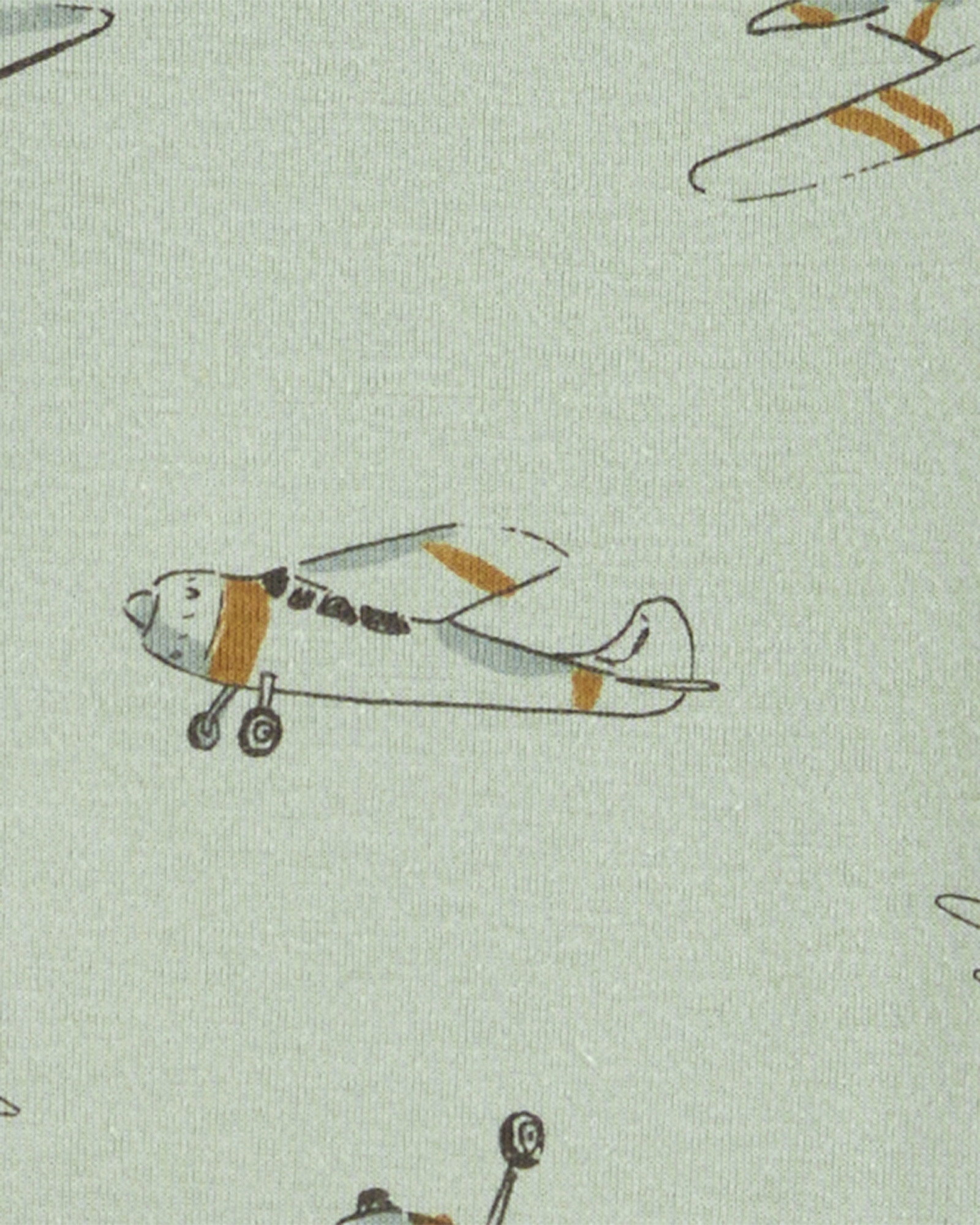 Set tres piezas de algodón, pantalón y dos bodies, diseño aviones Set tres piezas de algodón, pantalón y dos bodies, diseño aviones