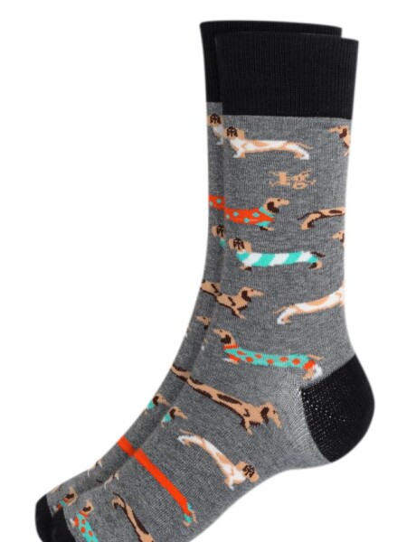 MEDIA SALCHICHAS Gris