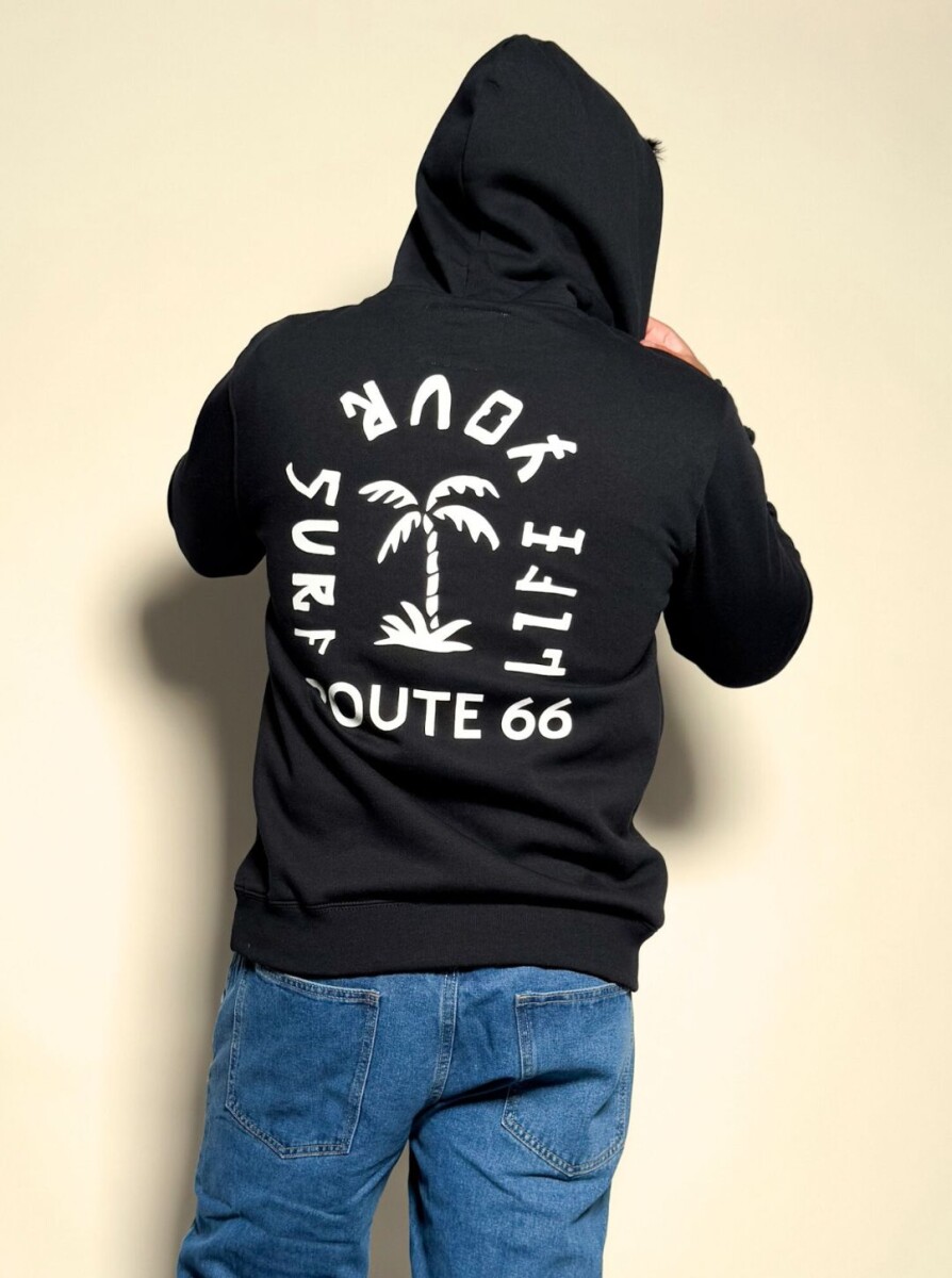 Canguro con estampas Axel - Negro 