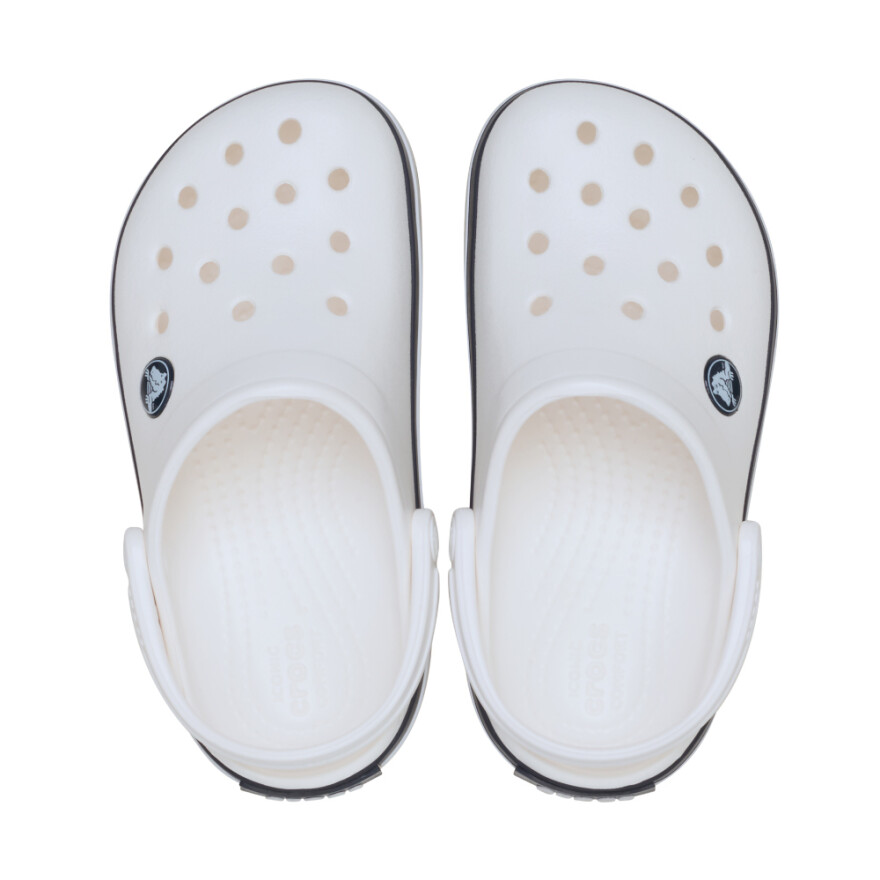 Crocs Crocband Clog T - Niños 1 a 5 años White/navy