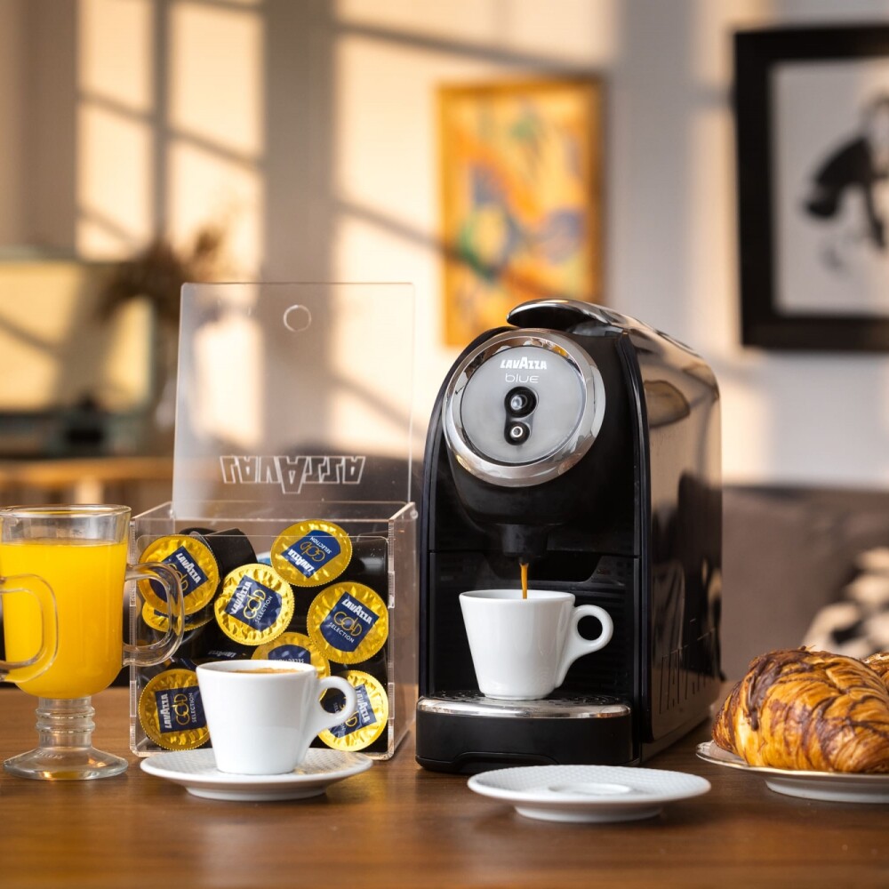 Classy Mini LB 300 - PROMO 4: cafetera + 200 Capsulas + contenedor de  capsulas + 2 tazas Lavazza. — Cafe Max