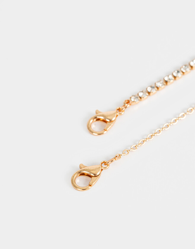 Pulseras Flexibles Sets Con corazón Pulseras Flexibles Sets Con Corazón - Dorado