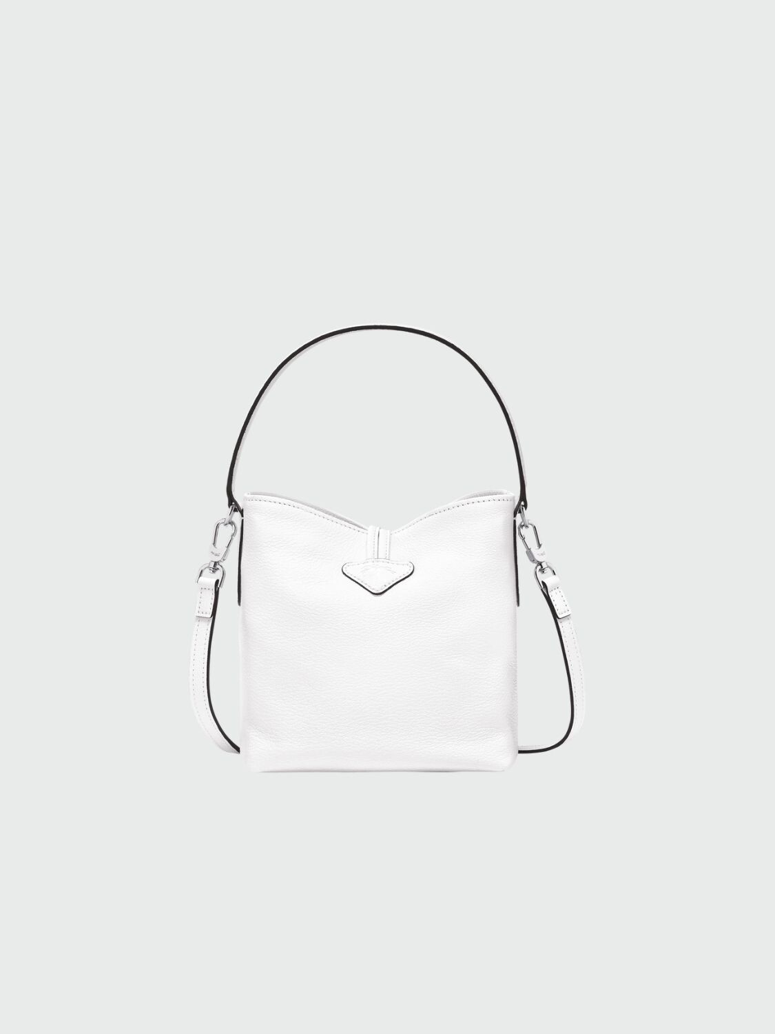 Longchamp -Bolso bombonera XS, Roseau Essential Negro con Logo