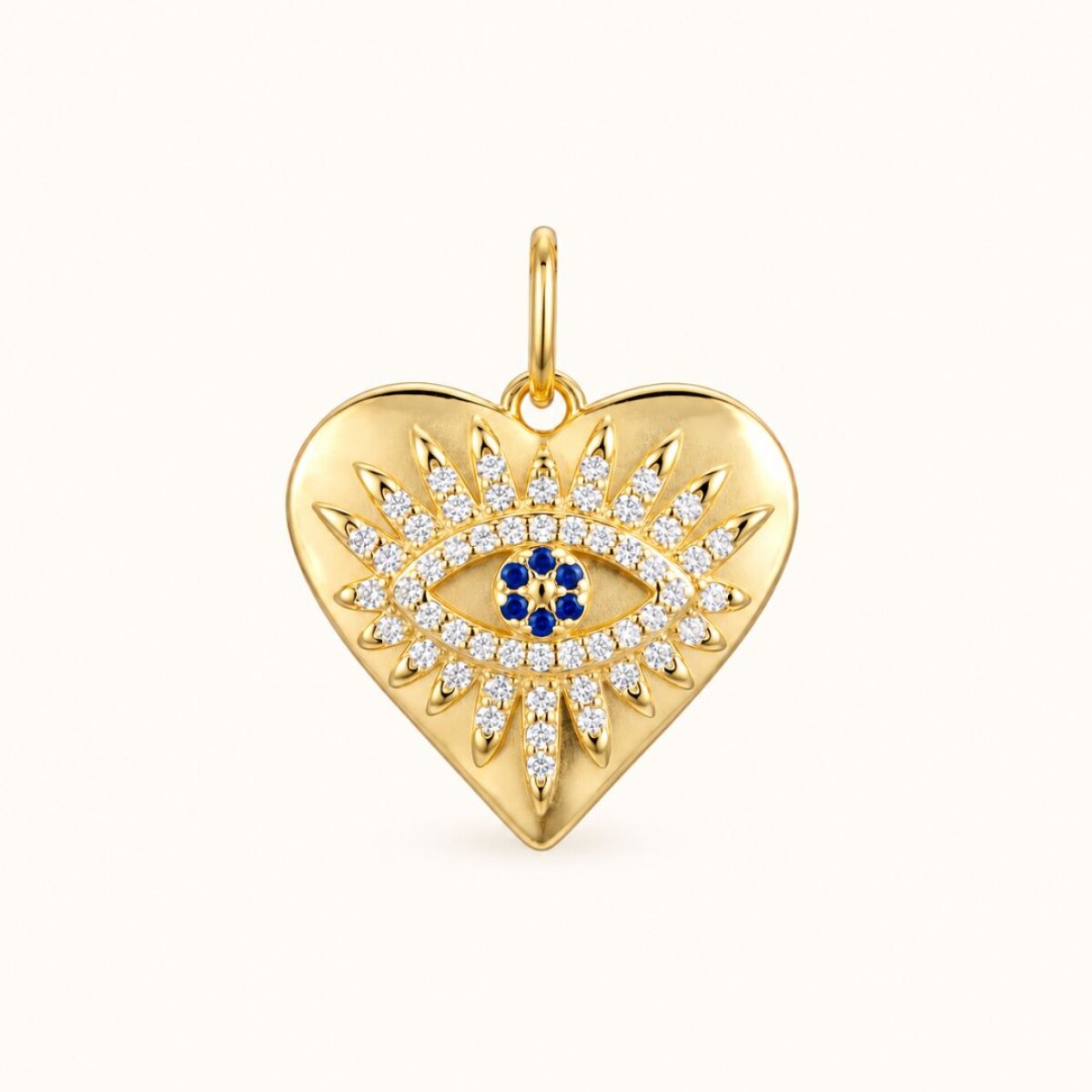Colgante Solei - Plata y Baño de Oro 