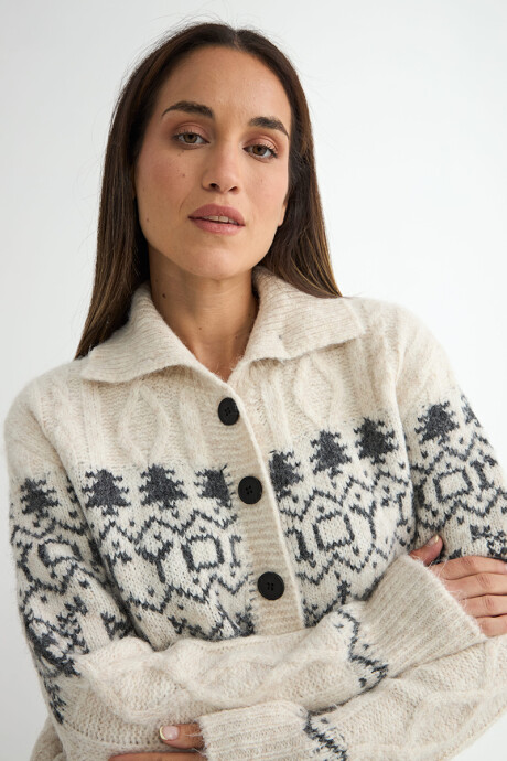 SACO BARILOCHE C/CUELLO CRUDO