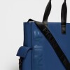 Cartera al hombro Flight en nylon Azul