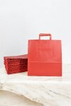 Pack x 200 - bolsa lisa 32x10x30 cm. ROJO