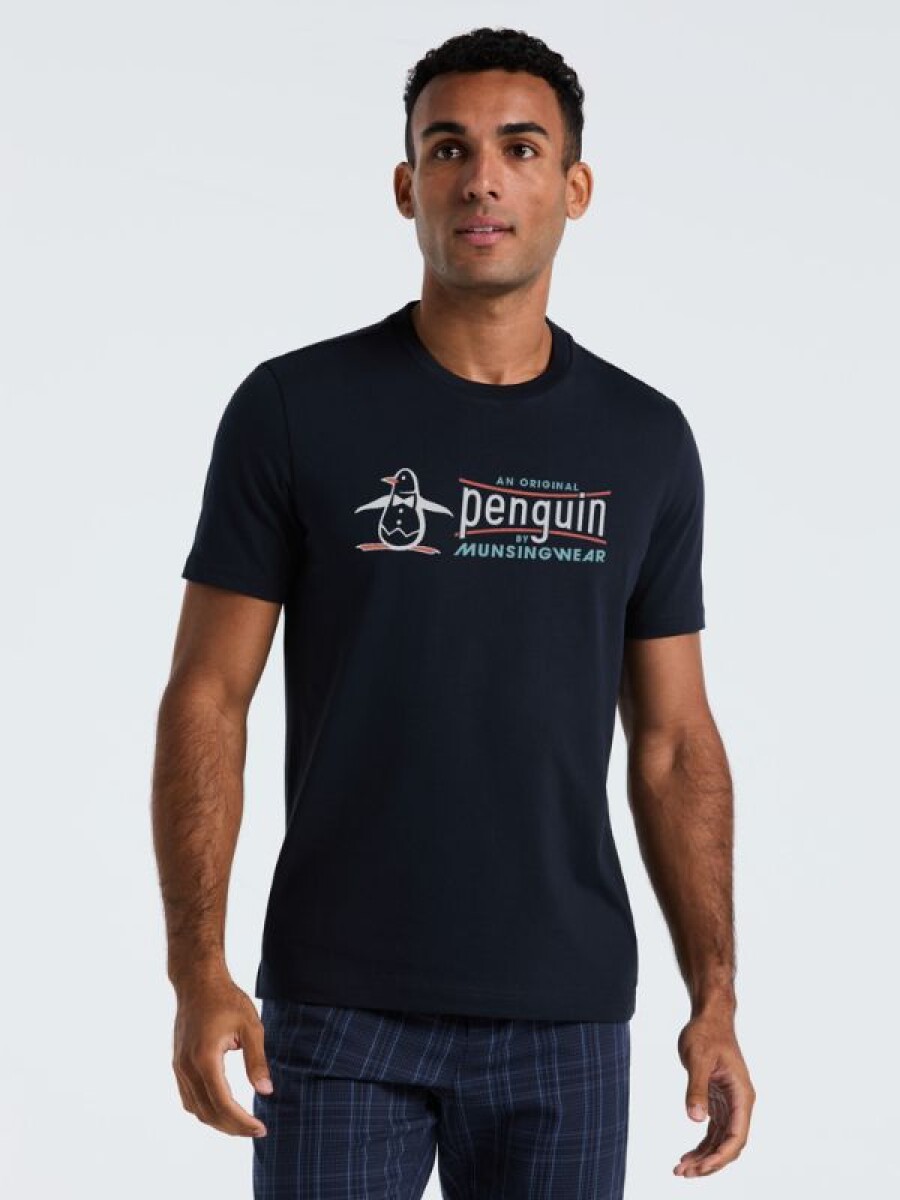 Remera Penguin - Azul Oscuro 