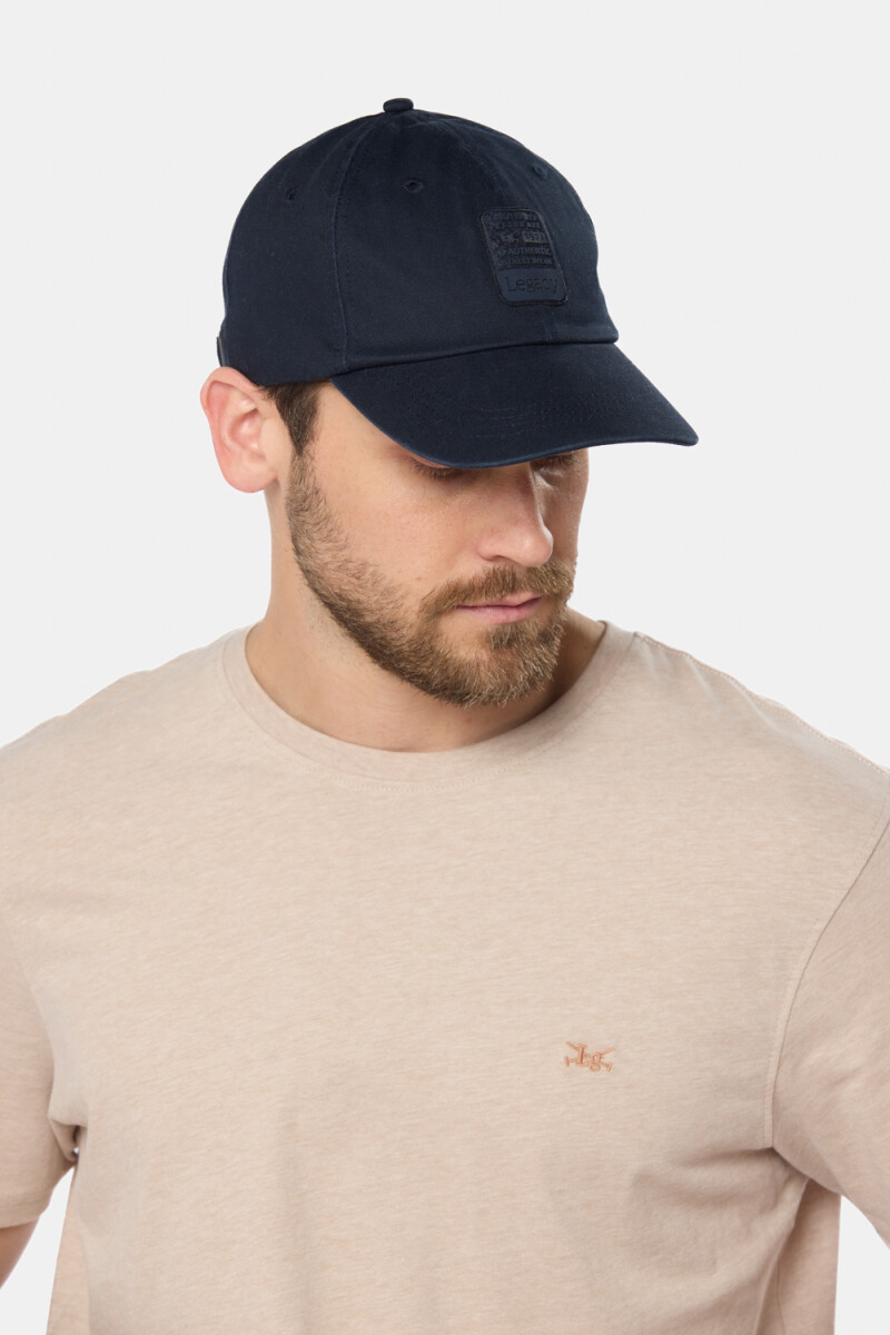 GORRO VISERA DE LONA - Azul 