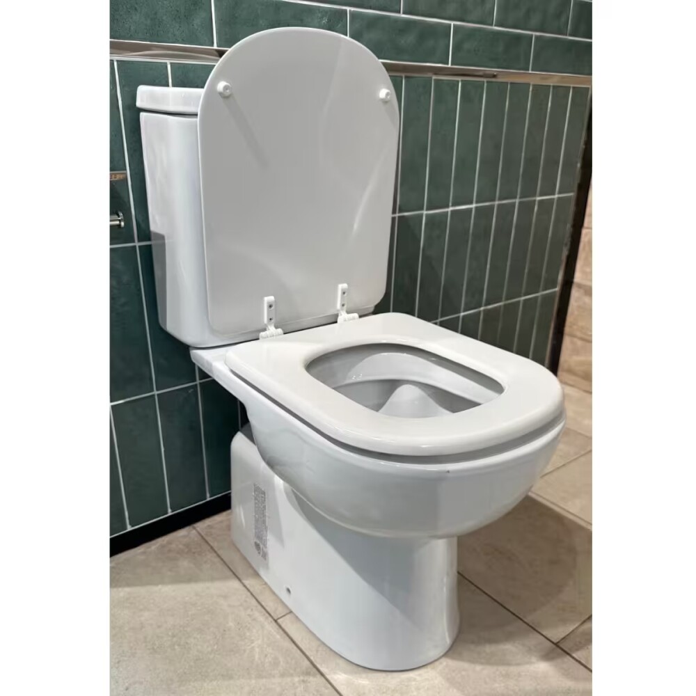 Tapa inodoro MDF Vogue/Bari blanca herraje plástico Tapa Inodoro Mdf Vogue/bari Blanca Herraje Plástico