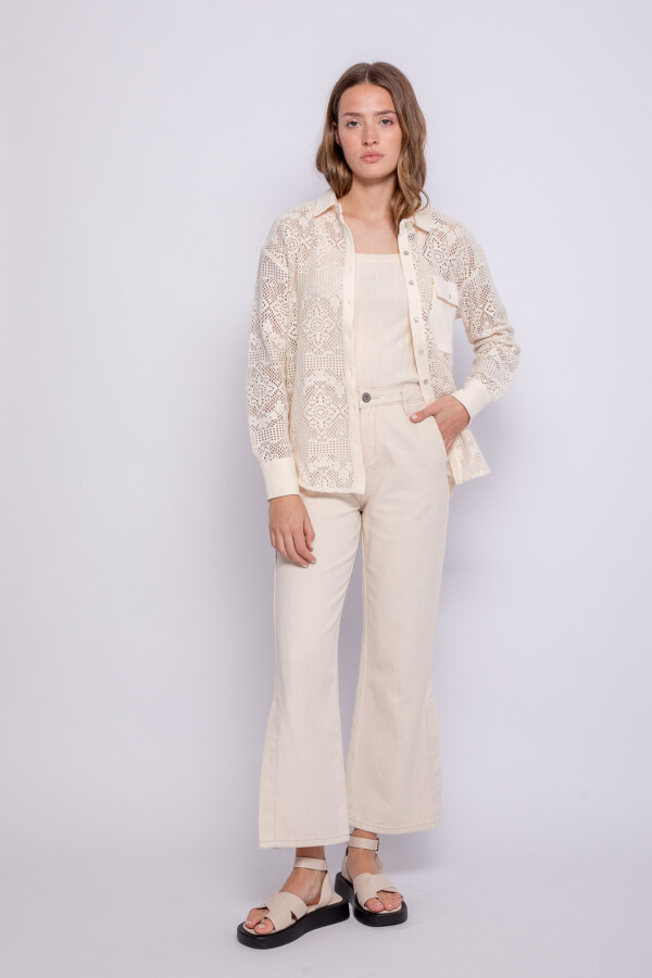 CAMISA BASILEA Vainilla
