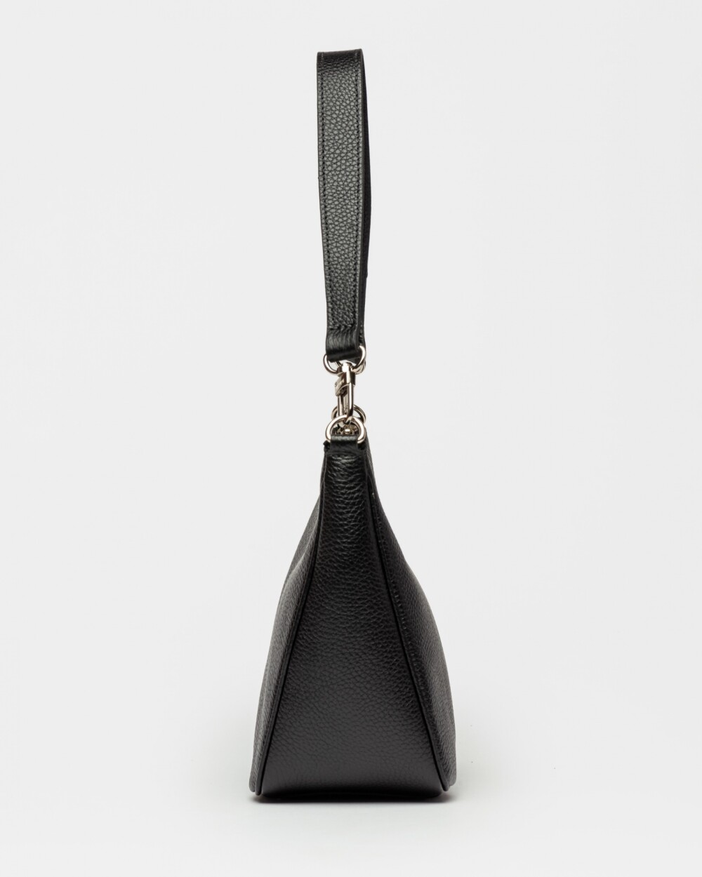 Bandolera Venice en cuero graneado Negro