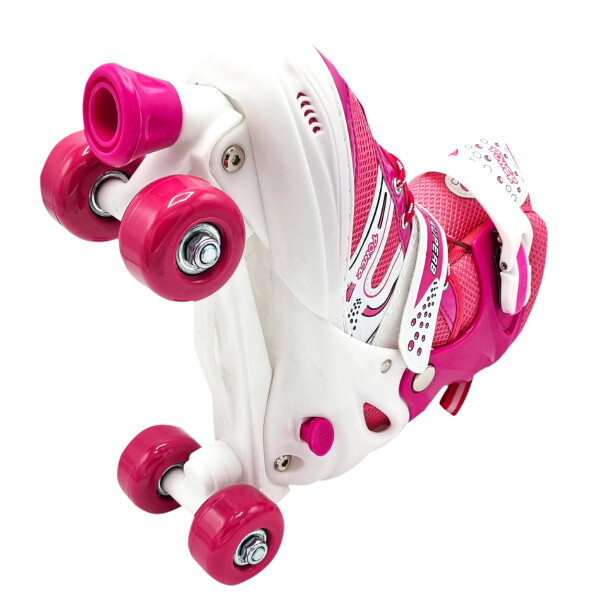 Patin Artistico Semi Profesional Patines Niños Infantil Variante ROSA TALLE M
