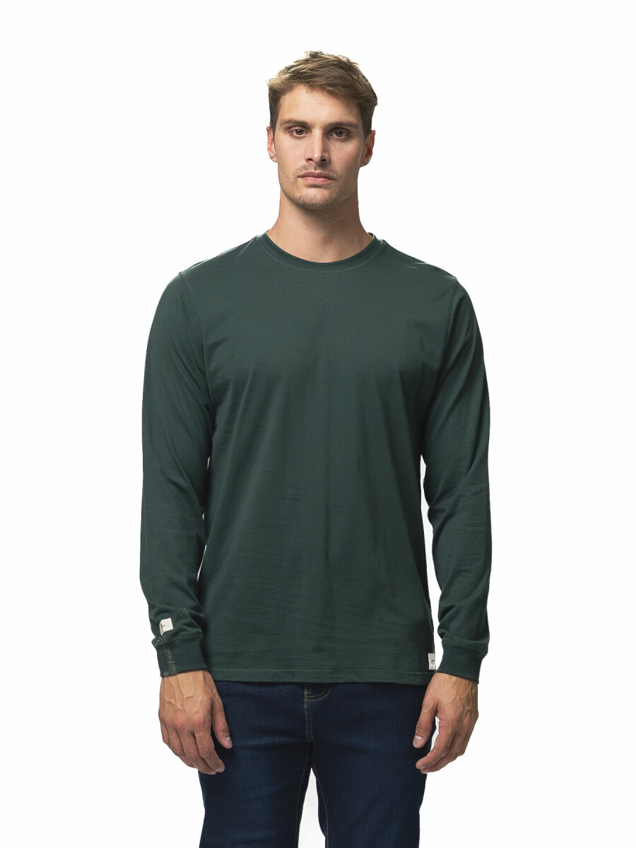 Remera Manga Larga Algodón Stone - Pino 