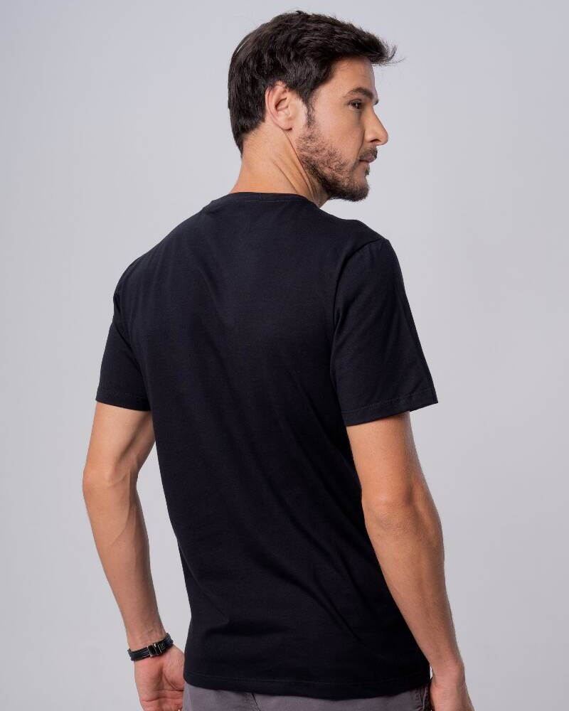 CAMISETA GRIS OSCURO Negro
