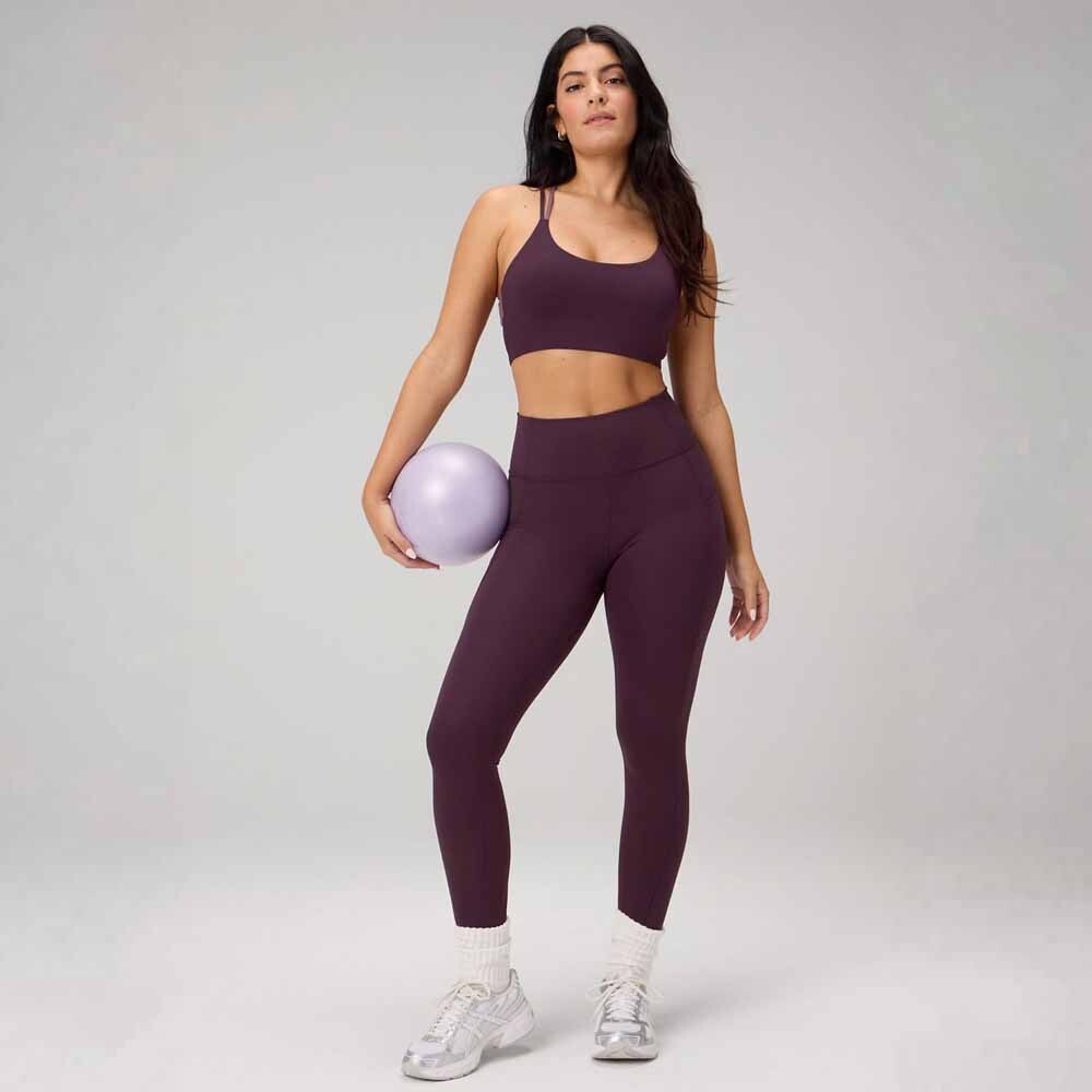 Bra Principal Low Impact Mujer Oxblood/mushroom Mauve
