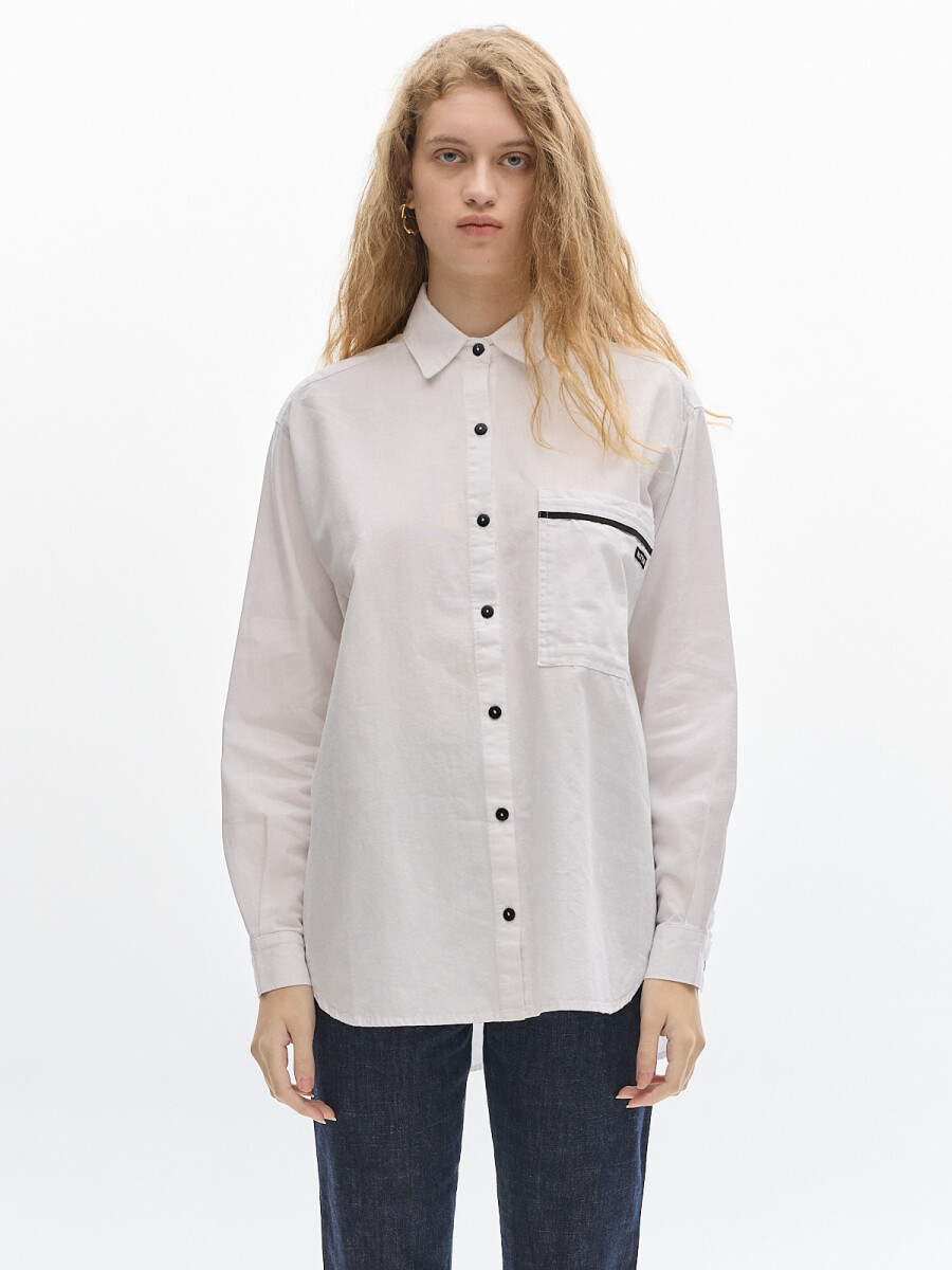 Camisa Noble Oxford - Blanco 