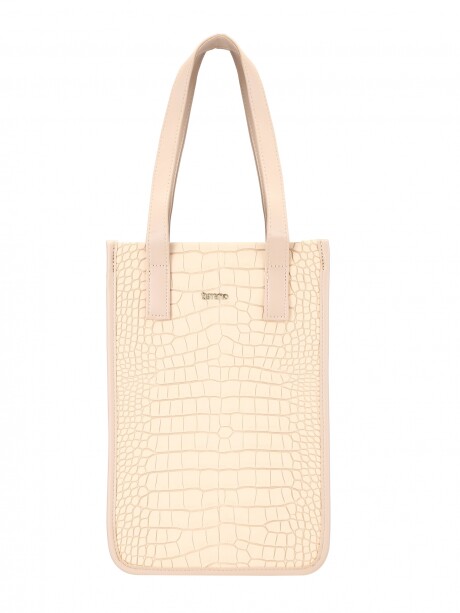 Matera Bolsito Croco Croco Taupe