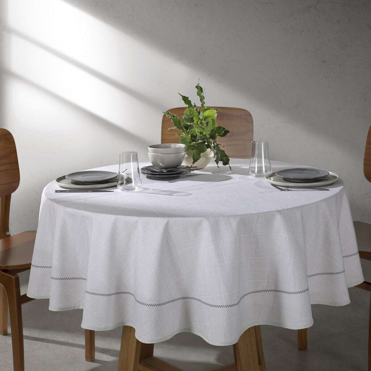 Mantel Redondo Renova Dohler 180 cm - Iara 