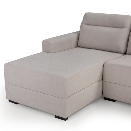 Rinconera Positano - Tela Microfibra - Chaise izquierdo TB7129 - Beige