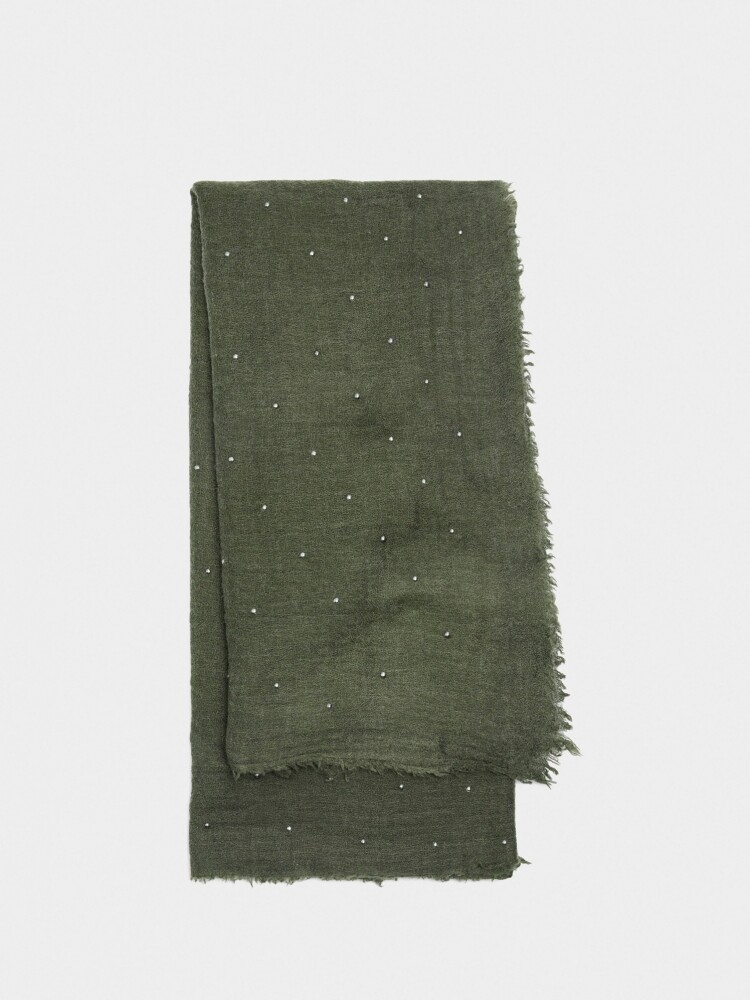Pañuelo De Ceremonia Con Strass gris