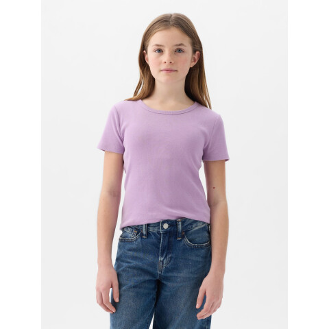 SS RIB TEE PURPLE TUNE