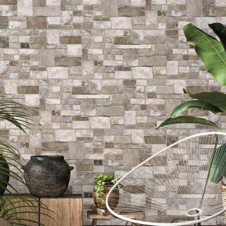 CERAMICA PARA PARED DE 32X54 IMITACION PIEDRA MATE LISO CRISTOFOLETTI GAMAS DE GRIS