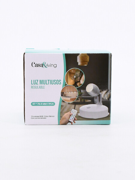 LUZ MULTIUSOS REGULABLE BLANCO