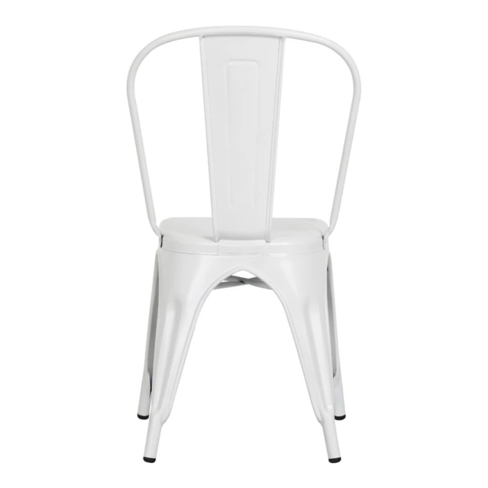 Juego de comedor 6 sillas Tolix 120 Blanco