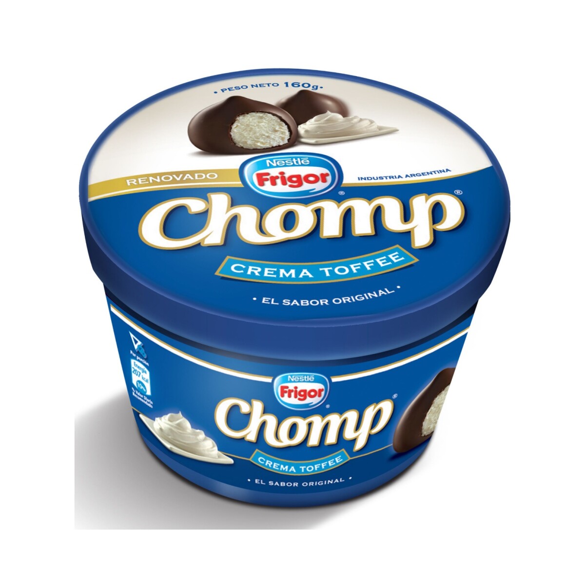 Chomp Crema Toffee Frigor 180Grs 