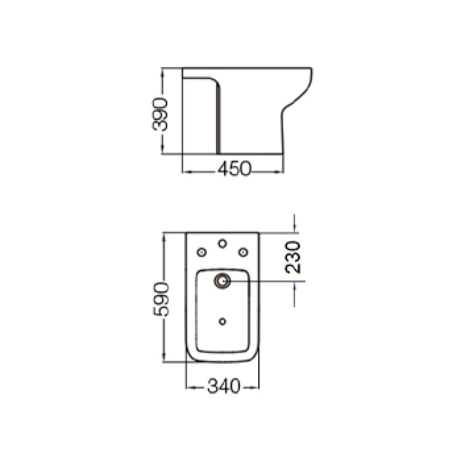 Bidet Trento Tres Agujeros Bidet Trento Tres Agujeros