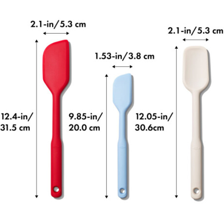 Juego de 3 Espátulas OXO Silicona
