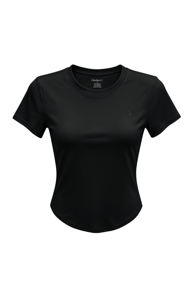 Remera de yoga Negro