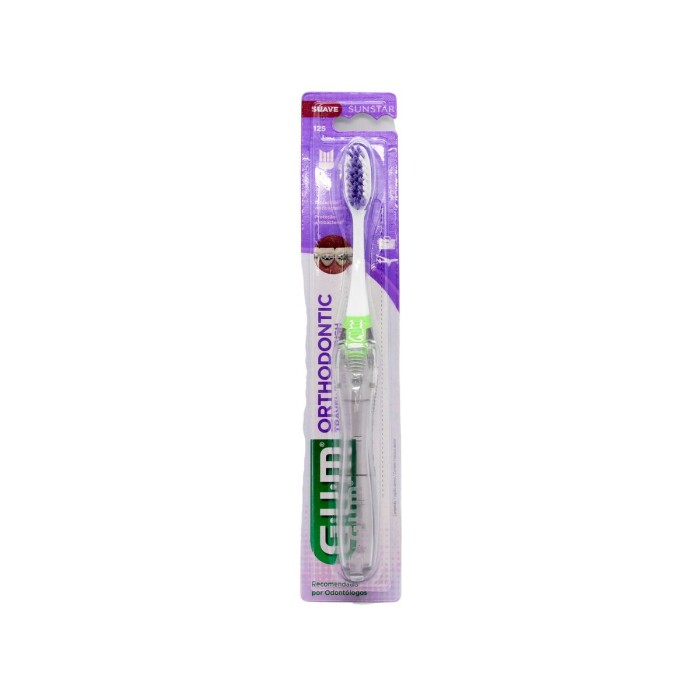 GUM ORTHODONTIC TRAVEL CEPILL.DIENT.SUAV única