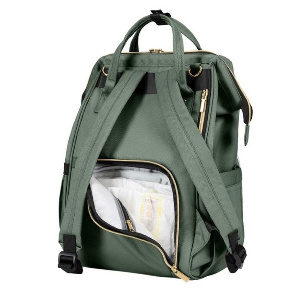 Mochila maternal KIKKABOO SIENNA Verde
