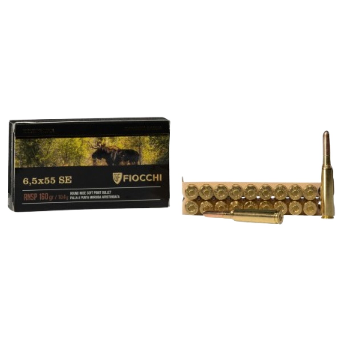 BALA FIOCCHI CAL. 6.5x55 160grs 