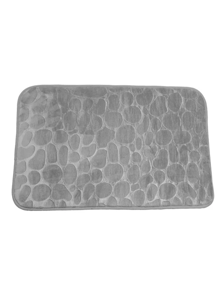 ALFOMBRA BAÑO 45X75CM DISEÑO PIEDRAS GRIS ALFOMBRA BAÑO 45X75CM DISEÑO PIEDRAS GRIS