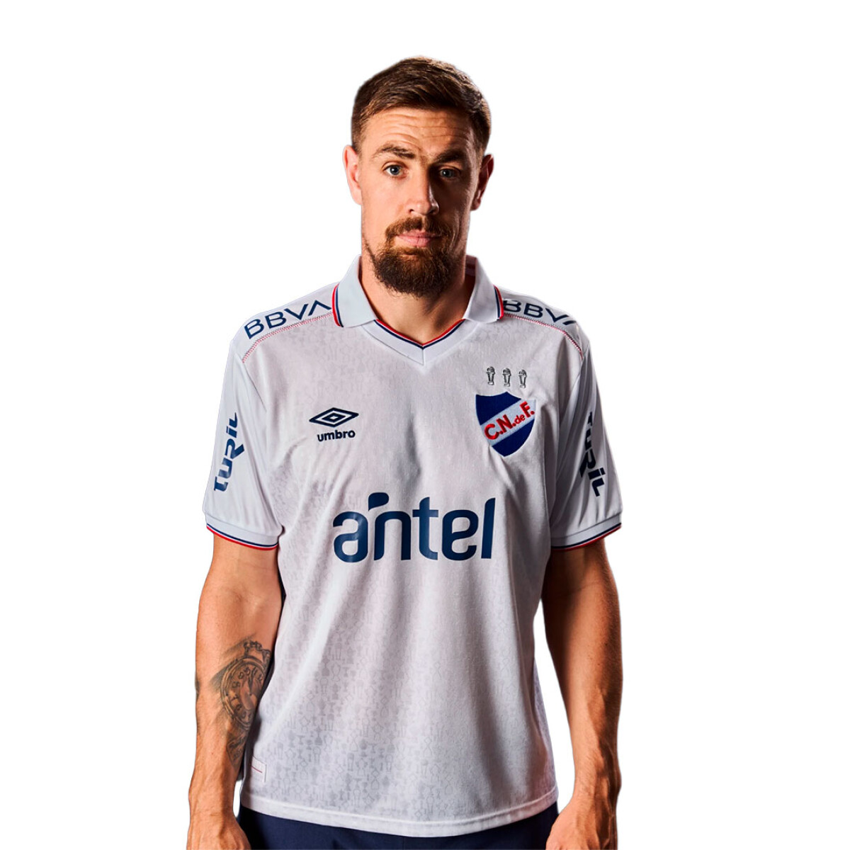 Camiseta de Hombre Umbro Nacional Home Manga Larga Umbro - Blanco 